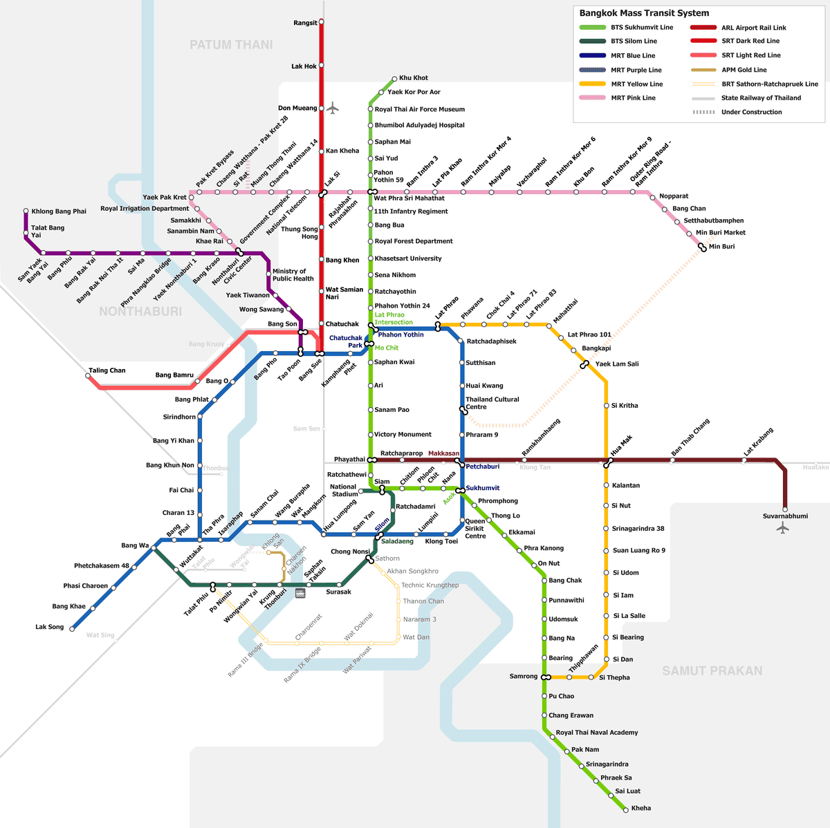 【泰國|曼谷】2026 最新版 - 曼谷地鐵MRT+空鐵BT 【泰國|曼谷】2026 最新版 - 曼谷地鐵MRT+空鐵BT
