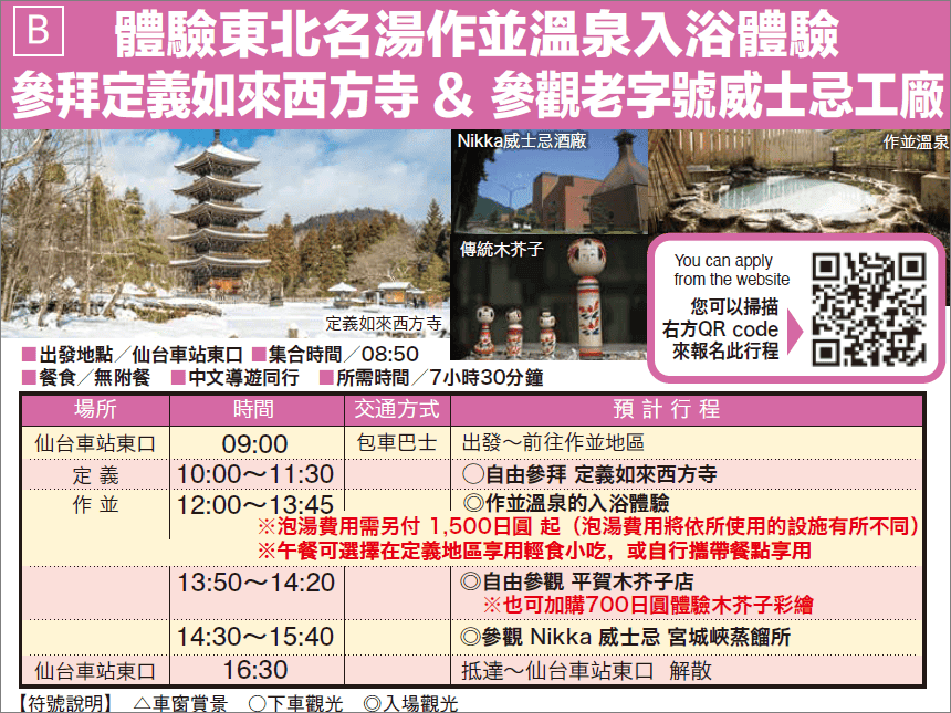 Tourwave 行程的價格.png